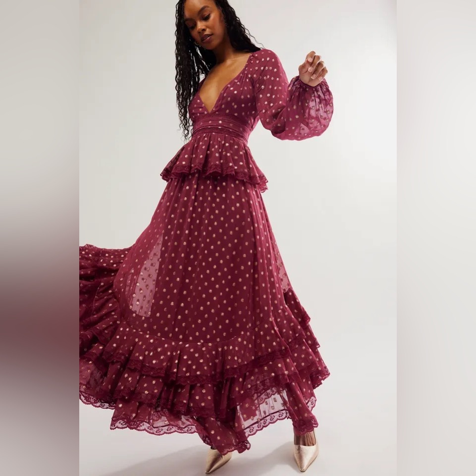 Rococo Sand Emi Long Sleeved Dress Free People